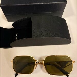 Prada Gold Frame Sunglasses